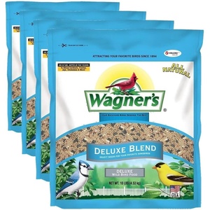 image:imageWagners 13008 Deluxe Wild Bird Food 10 lb Bag10 Pound Pack of 4