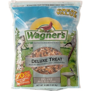 image:imageWagners 62067 Deluxe Treat Blend Wild Bird Food 4 Pound Pack of 14 Pound Pack of 1