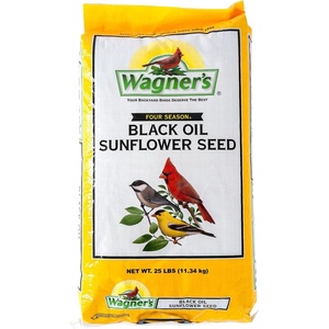 image:imageWagners 76027 Black Oil Sunflower Wild Bird Food 25Pound Bag