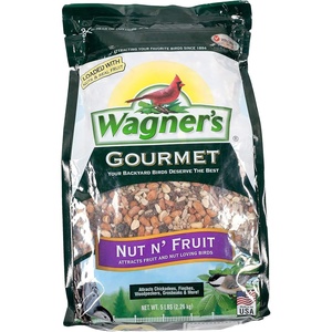 image:imageWagners 82072 Gourmet Nut amp Fruit Wild Bird Food 5 Pound Pack of 180 Ounce Pack of 1