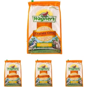 image:imageWagners 18542 Cracked Corn Wild Bird Food 10Pound Bag10 Pound Pack of 4