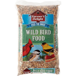 image:imageWagners 53002 Farmers Delight Wild Bird Food with Cherry Flavor 10Pound BagWild Bird Food