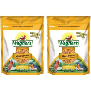image:imageWagners 58005 Mealworms Wild Bird Food 18Ounce BagBird Food